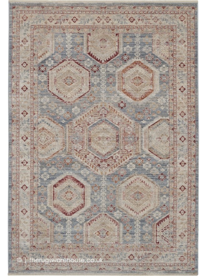 Homestead Light Blue Multi Rug - 7