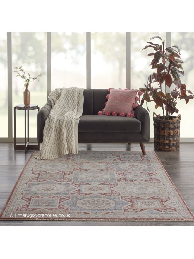 Homestead Blue Brick Rug - 2