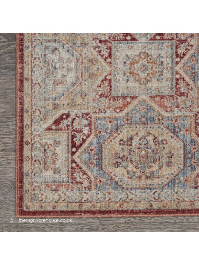 Homestead Blue Brick Rug - 4