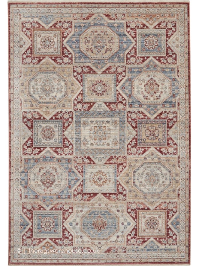 Homestead Blue Brick Rug - 7