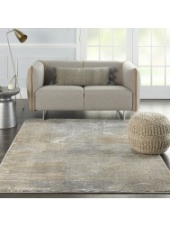 Solace Wave Grey Rug - Thumbnail - 3