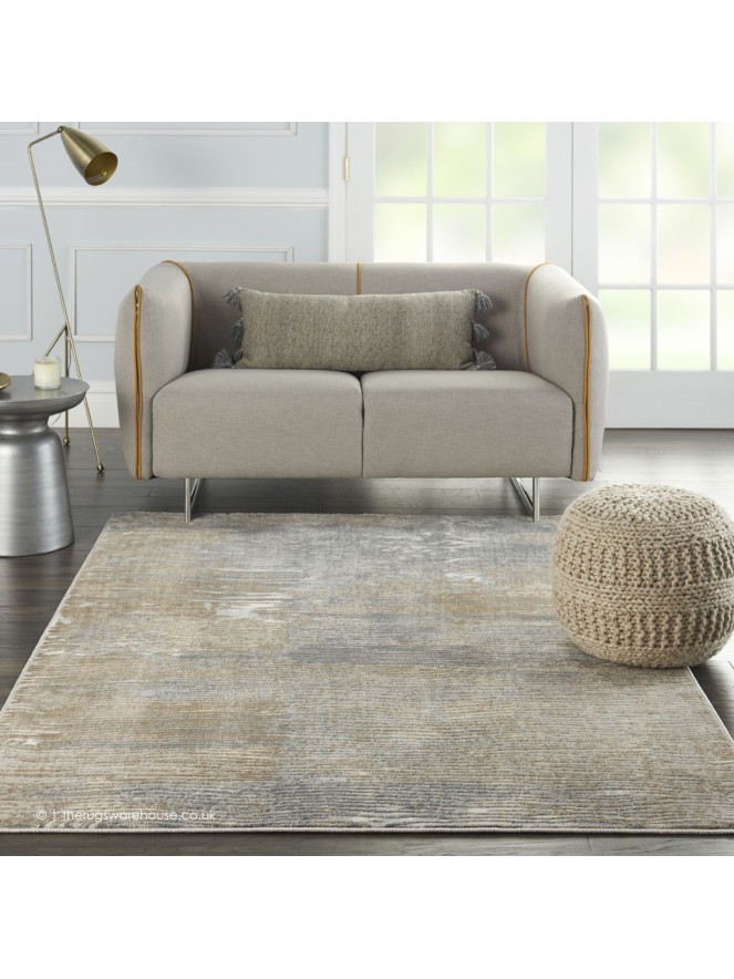 Solace Wave Grey Rug - 3