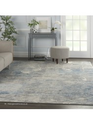 Solace Wave Blue Rug - Thumbnail - 3