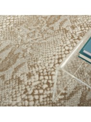 Solace Snake Beige Rug - Thumbnail - 5