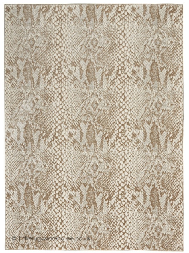 Solace Snake Beige Rug - 7