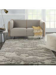 Zermat Clouds Grey Rug - Thumbnail - 3