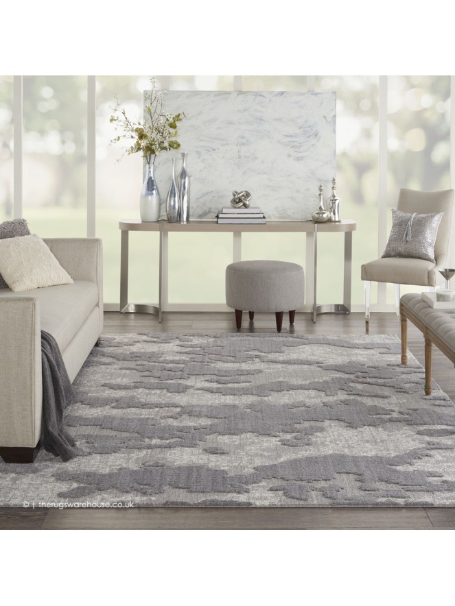 Zermat Clouds Grey Rug - 2