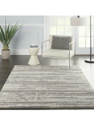 Zermat Stripes Grey Rug - Thumbnail - 3