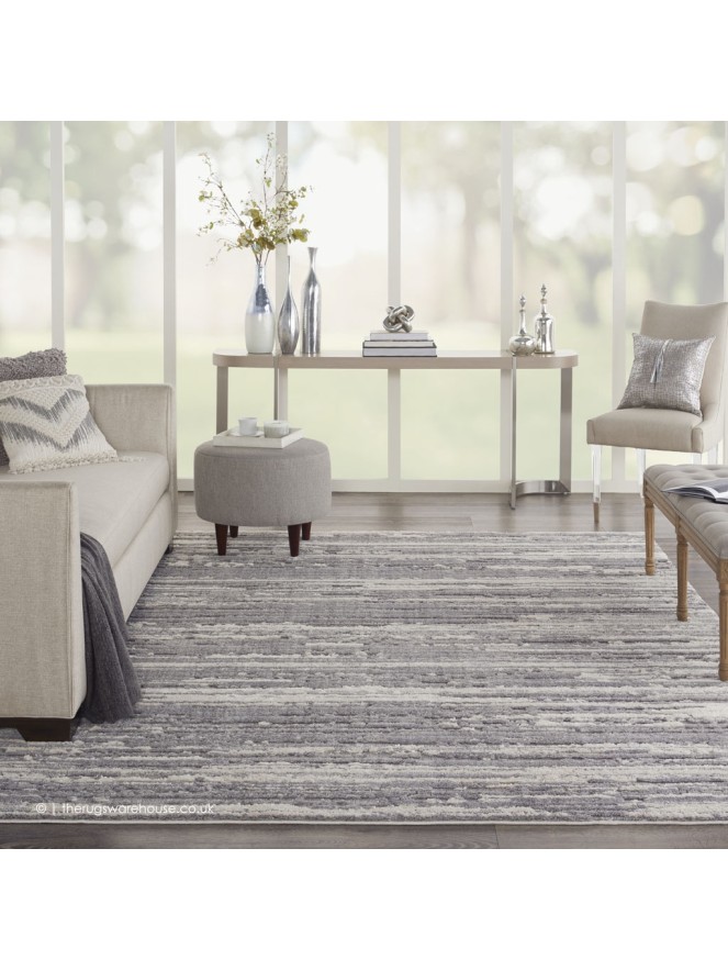 Zermat Stripes Grey Rug - 2