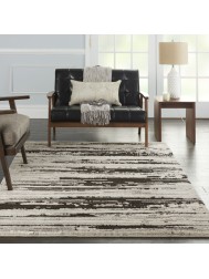 Zermat Stripes Charcoal Rug - Thumbnail - 3