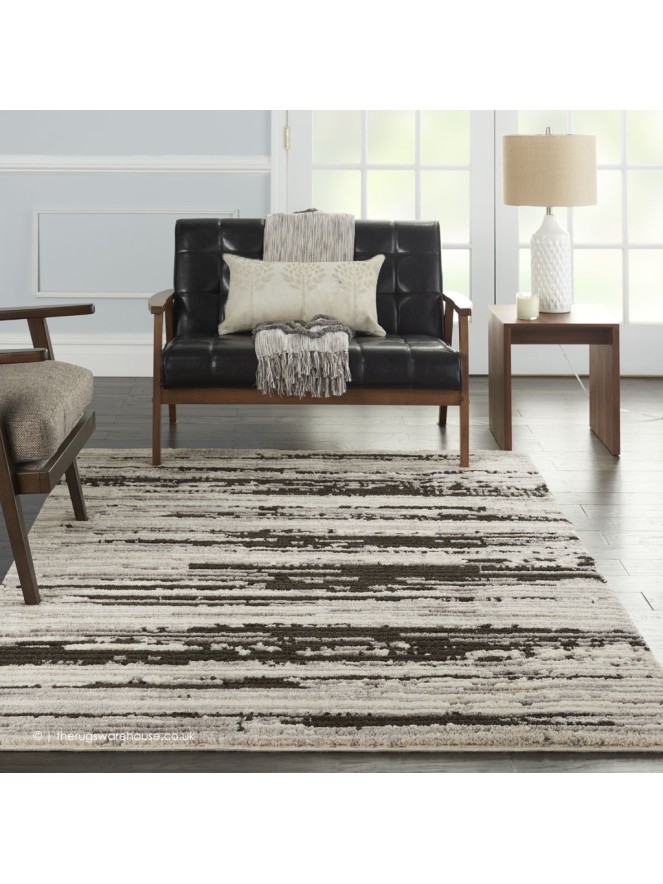 Zermat Stripes Charcoal Rug - 3