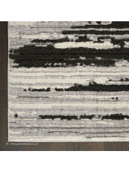 Zermat Stripes Charcoal Rug - Thumbnail - 4