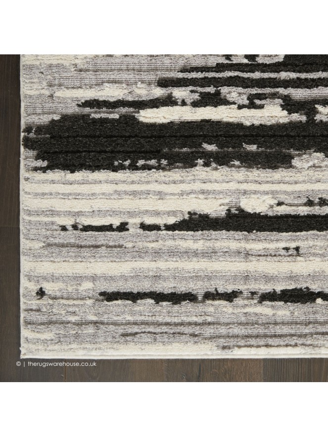 Zermat Stripes Charcoal Rug - 4