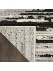 Zermat Stripes Charcoal Rug - Thumbnail - 5