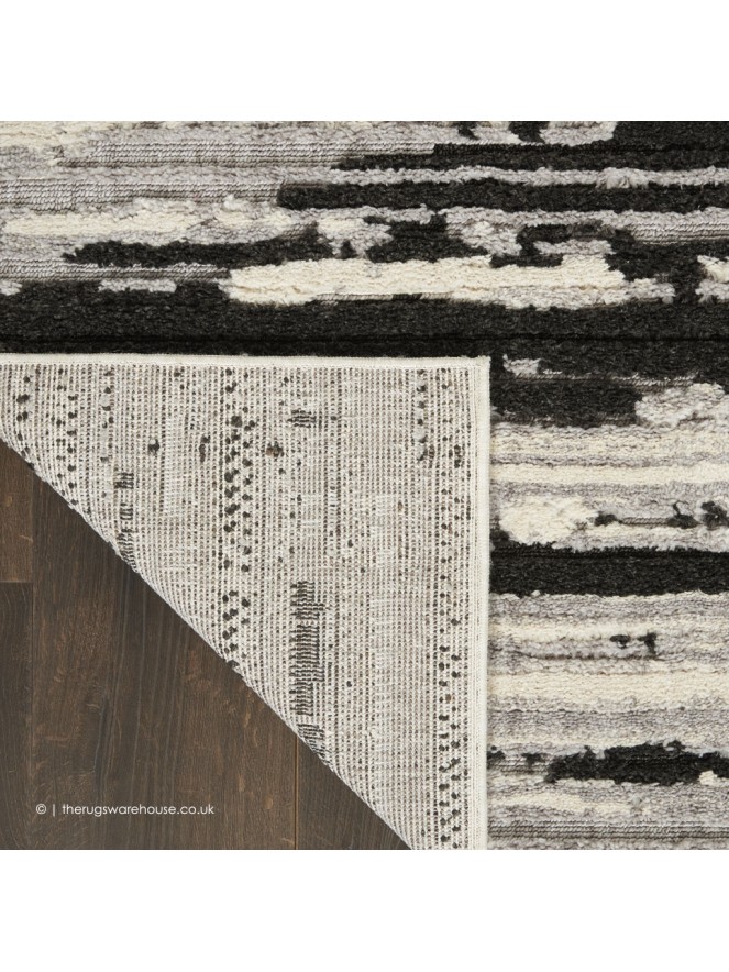 Zermat Stripes Charcoal Rug - 5