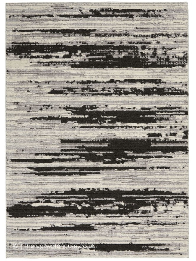 Zermat Stripes Charcoal Rug - 8