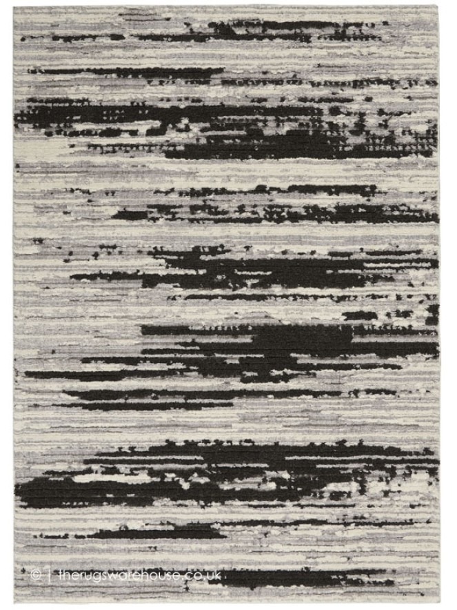 Zermat Stripes Charcoal Rug - 8