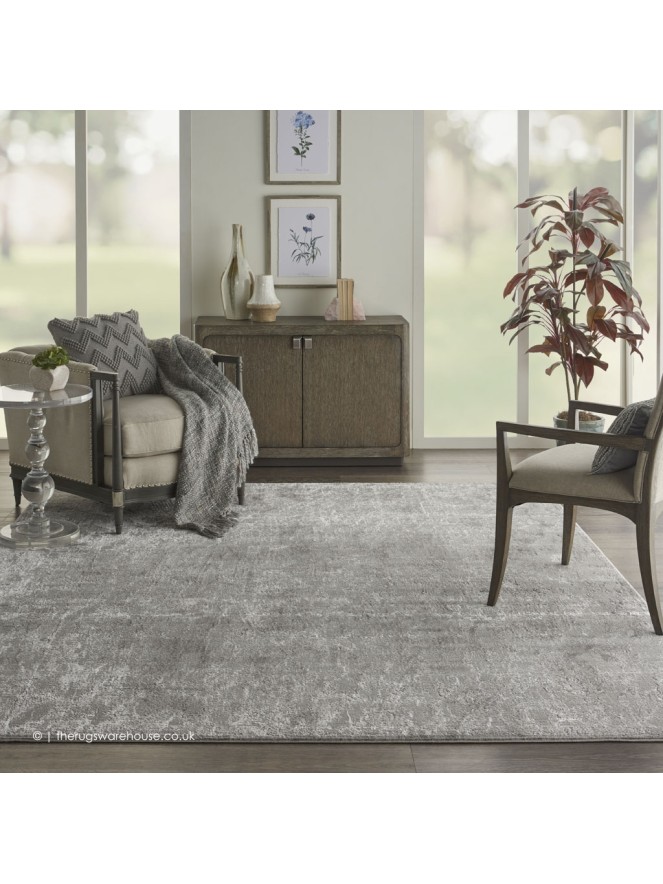 Terrace Speckle Silver Rug - 2