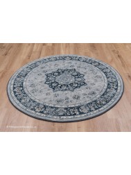 Bologna Blue Circle Rug - Thumbnail - 2