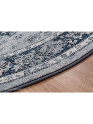 Bologna Blue Circle Rug - Thumbnail - 3