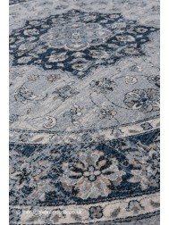 Bologna Blue Circle Rug - Thumbnail - 5