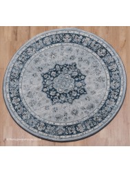 Bologna Blue Circle Rug - Thumbnail - 7