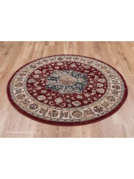 Timouri Red Circle Rug - Thumbnail - 2