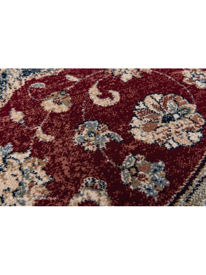 Timouri Red Circle Rug - 6