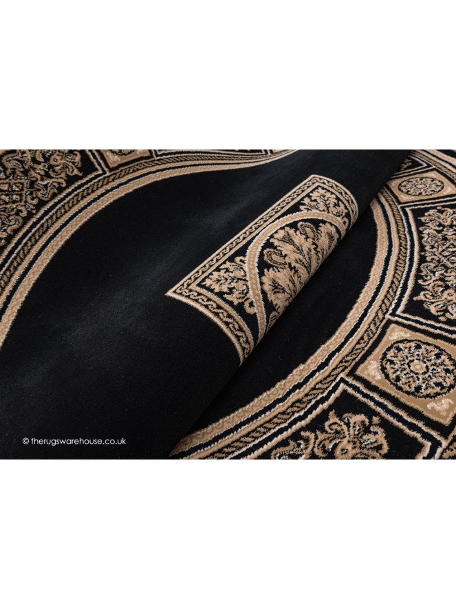 Piero Black Circle Rug - 4