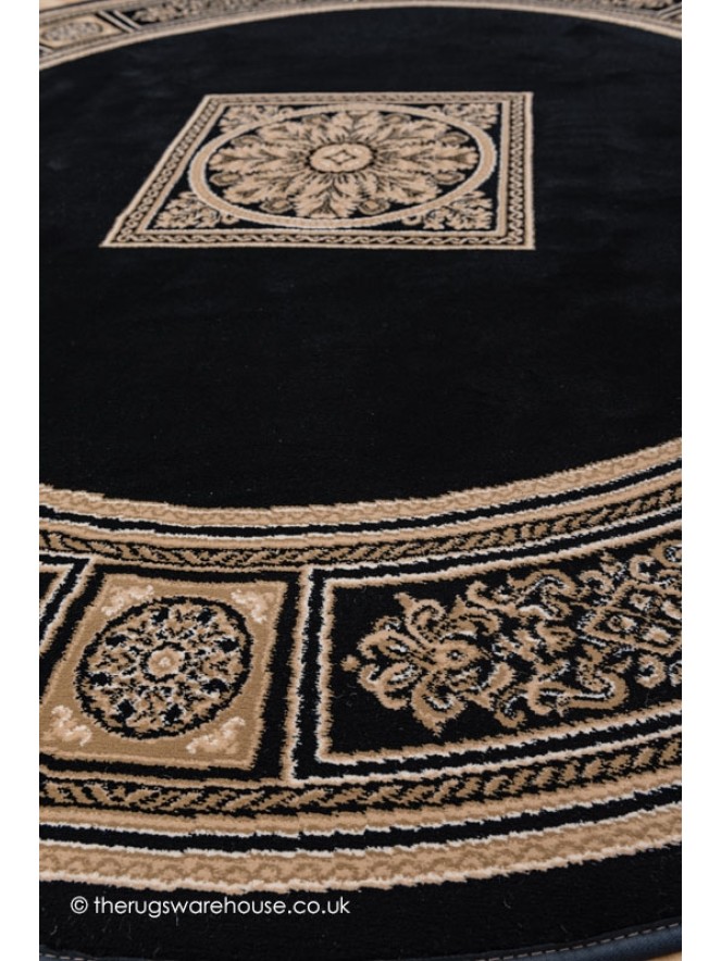 Piero Black Circle Rug - 5