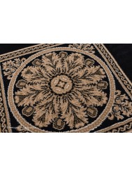 Piero Black Circle Rug - Thumbnail - 6