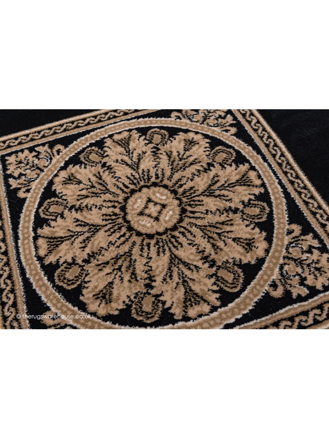 Piero Black Circle Rug - 6