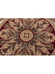 Piero Ivory Red Circle Rug - Thumbnail - 6