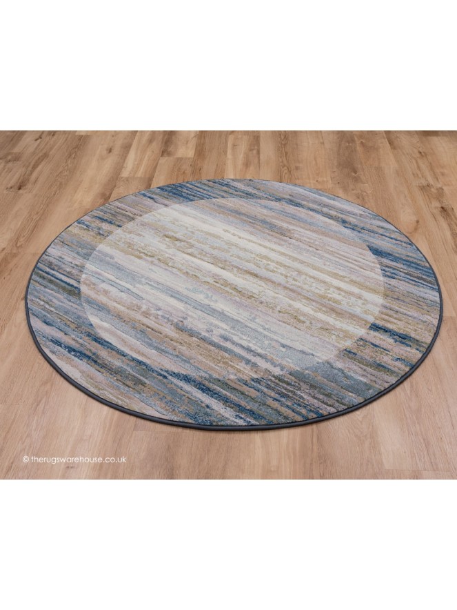 Fabricano Blue Circle Rug - 2