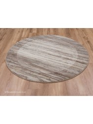 Fabricano Beige Circle Rug - Thumbnail - 2