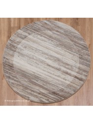 Fabricano Beige Circle Rug - Thumbnail - 7