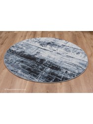 Waiko Grey Circle Rug - Thumbnail - 2