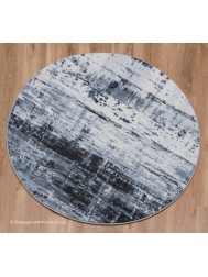 Waiko Grey Circle Rug - Thumbnail - 7