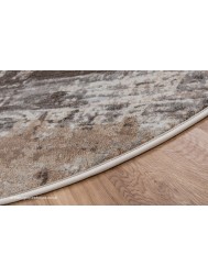 Waiko Beige Circle Rug - Thumbnail - 3