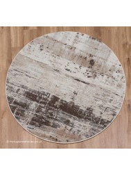 Waiko Beige Circle Rug - Thumbnail - 7