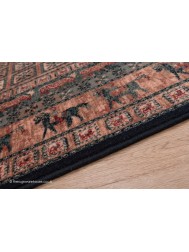 Serabad Black Green Rug - Thumbnail - 4