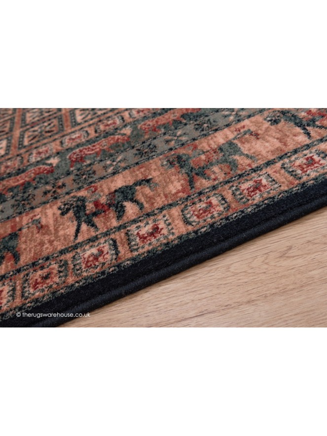 Serabad Black Green Rug - 4