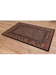 Serabad Black Green Rug - Thumbnail - 8