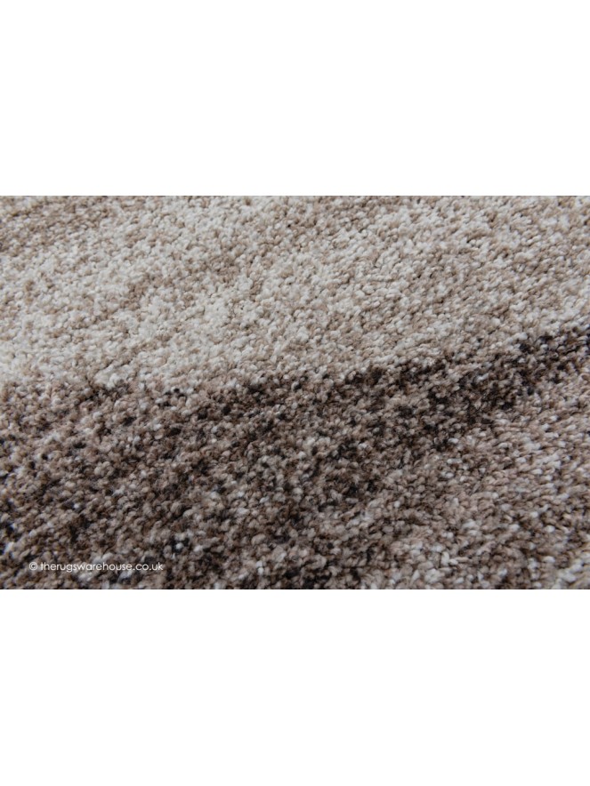 Mehari Border Brown Mix Circle Rug - 6