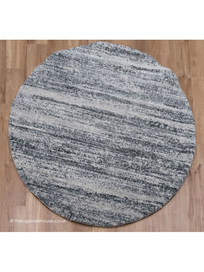 Equator Grey Circle Rug - 7