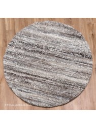 Equator Brown Circle Rug - Thumbnail - 7