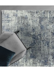 Orion Abstract Blue Rug - Thumbnail - 2