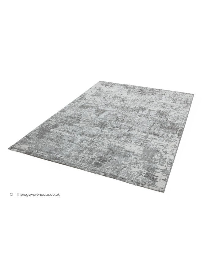 Orion Abstract Silver Rug - 4