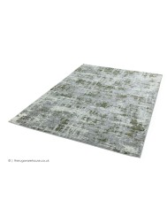 Orion Abstract Green Rug - Thumbnail - 4