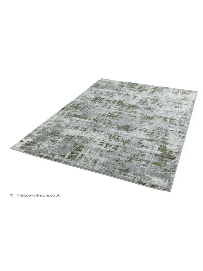 Orion Abstract Green Rug - 4